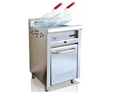 Freidora Automatica A Gas Morelli 30 Lts Acero Ino