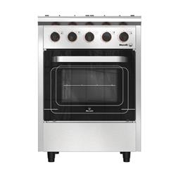 Cocina Industrial Morelli Country 600 Vidrio R Fundicion Plateado