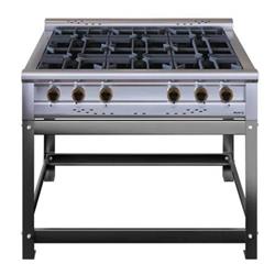 Anafe A Gas Morelli 101167 Basic Cheff Acero Inoxidable 6 H