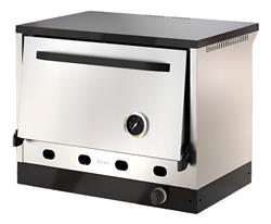 Horno Industrial Pizzero Morelli Saho Kuma 6 Moldes Gn Plateado