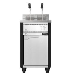 Freidora A Gas Eco Automatica Morelli Fm-30 Tacho Enlozado Acero Inoxidable