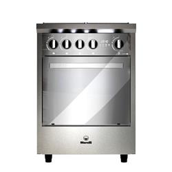 Cocina Morelli Zafira Evo Display Digital 60cm Pta Visor 4h Plateado