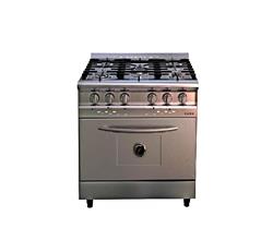 Cocina Morelli Saho Jitaku 5 Hornallas 82 Cm Puerta Acero Acero Inoxidable