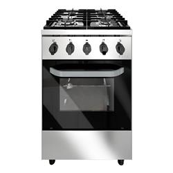 Cocina Industrial Morelli Kuma 55cm 4 H Familiar Pta Visor Plateado