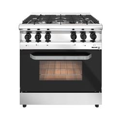 Cocina Industrial Morelli Capri 5 Hornallas 820 Puerta Visor
