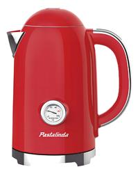 Pava Eléctrica Pastalinda Vintage 1,7 Lts Digital Corte 80 ° Rojo