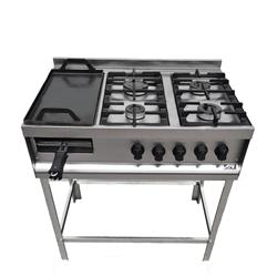 Anafe Industrial Soul Pevi 4 Hornallas Multiple Acero Inox