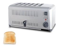 Tostadora Electrica Sikla 6 Panes Comercial Acero Inox T006 Plateado