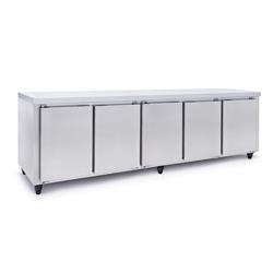 Heladera Mostrador Ciego 258cm 5 Ptas Sin Cubre Equipo Teora