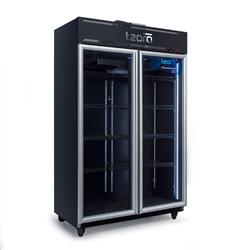 Heladera Exhibidora 2 Puertas Tev950 Black Teora 940 Lts Negro