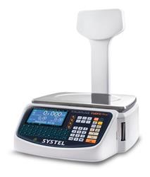 Balanza Cuora St 30kg Usb  Bateria Systel Impresor Continuo Blanco