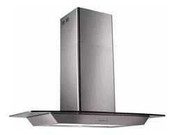Campana Extractora 60 Cm  Tst Tamel Cristal 3 Velocidades Ac Plateado