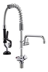Grifo Duchador De Acero Para Mesada Bajo 61 Cm Silcook Plateado Brillante