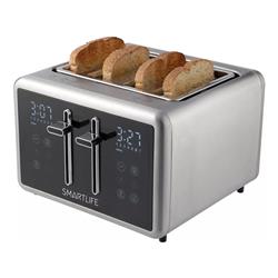 Tostadora Smartlife Sl-tod1520 Digital 4 Panes 7 Niveles Gris