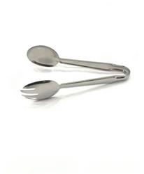 Set X6 Pinzas Yily Para Ensaladas Acero Inoxidable De 22 Cm Plateado