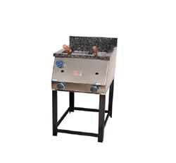 Freidora A Gas 33 Lts Tecnocalor Frente Acero Inox