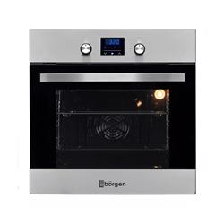 Horno Electrico De Empotrar Borgen 60lts Acero Inox.