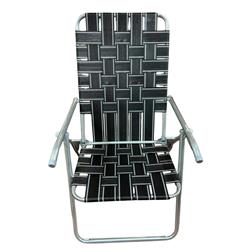 REPOSERA PLEGABLE 5 POS NEGRO/BLANCO CAÑO 1