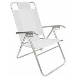 Reposera Silla Aluminio Descansar 5 Posiciones Coversol Caño