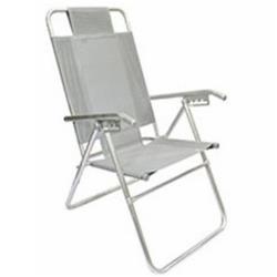 Reposera Silla Aluminio Descansar 5 Posiciones Coversol Caño