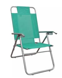 Reposera Silla Aluminio 5 Posiciones Coversol Caño 1