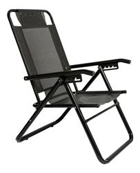 Sillon Reposera Plegable Black Descansar 80040 5 Posiciones
