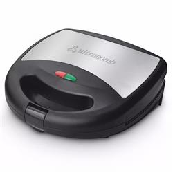Sandwichera Ultracomb Sw 2801 3 En 1 Grill Waffles Sandwich Negro