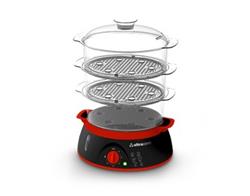 Vaporera Ultracomb 3 Niveles 8,5 Lts 700w Timer Vp-4603 Plateado