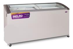 Freezer Exhibidor Horizontal Inelro Fih550pi Plus Gris Led Azul
