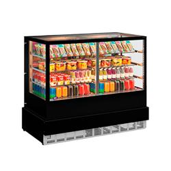 VITRINA 150 CM CONFITERIA INELRO REFRIGERACION FORZADA NEGRO