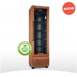Heladera Exhibidora Vertical Inelro Mt-11s Nordica 301 Lts Marrón Claro