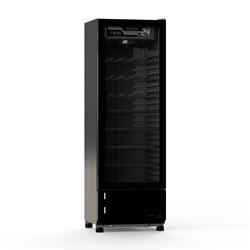 Heladera Exhibidora Vertical Inelro Mt 17 Ng Black 428 Lts Negro
