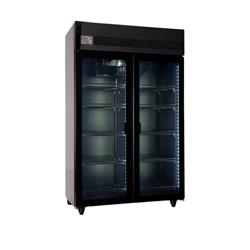 Heladera Exhibidora Vertical Inelro Mt 34 Black 980 Lts Negro