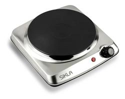 Anafe Electrico Sikla Sobremesada Acero 1 Hornalla Ap1500 Plateado
