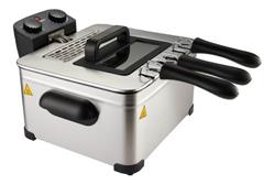 Freidora Eléctrica Sikla 4.5lts Acero Inoxidable 2000w Timer Acero 50 Hz