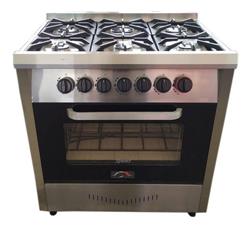 Cocina Industrial Tecnocalor Ekam 6 Hornallas Puerta Visor