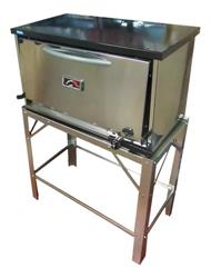 Horno Pizzero Tecnocalor 6 Moldes Acero Inox Base Int. Loza