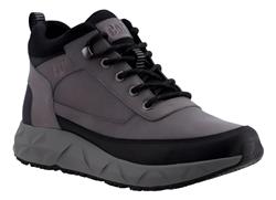 Bota Casual Cat Prim Acordonada Color Gris