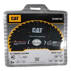Hoja Sierra Circular Madera 7 PuLG 184 Mm 40 Dts Cat Da 8102 Negro