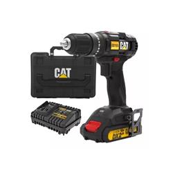 Taladro Atornillador Percutor Cat 18v Con Cargador