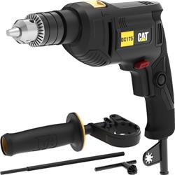 Taladro Percutor Cat 13mm 600w Dx175 3000 Rpm 48000 Ipm - Negro