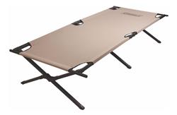 Catre Coleman Plegable Acero Estilo Militar Hasta 136 Kg Beige