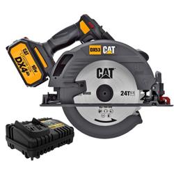 Sierra Circular Inalámbrica Cat Dx53b + Cargador Y Batería