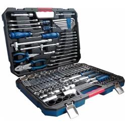 Set Tubos Puntas Allen Crique E. 1/4 3/8 1/2 PuLG 150 Pz Kld Negro/azul