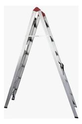 Escalera De Aluminio 6 Escalones Fast Track Kld 1933 Plateado