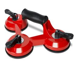 Ventosa Triple Profesional Rubi Resiste 120 Kg Sup. Lisas
