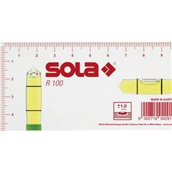 Nivel 10cm De Acrílico Sola R100 De Burbujas