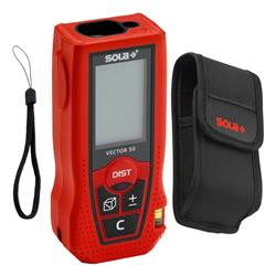 Medidor De Distancia Laser Sola Vector 50 Mts Profesional