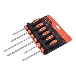 Juego Set Destornilladores Manual Tactix 6 Pz Phillips Plano