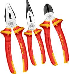 Set Juego Kit De Pinzas Alicate Aislado 1000v Wadfow Wps0633